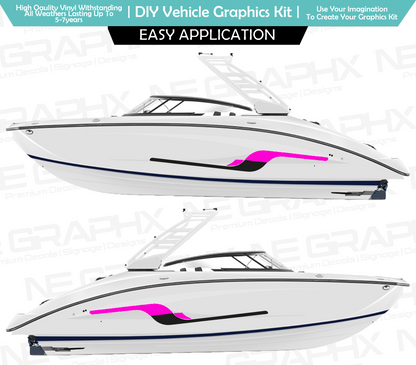 Speed Boat Side Decal