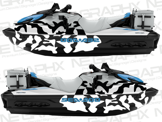 Universal Camo Jet-Ski Side Decals