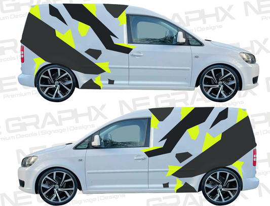 Universal Rear Side Camo Kit For SWB Vans