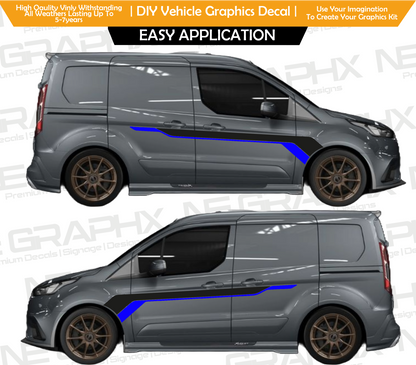 Ford Transit Connect MSRT Side Door Decals