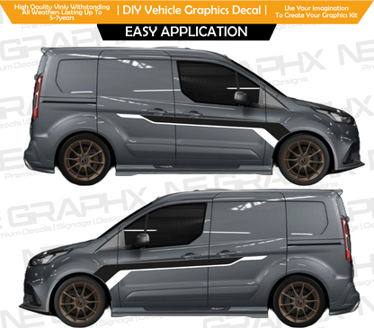 Ford Transit Connect MSRT Side Door Decals