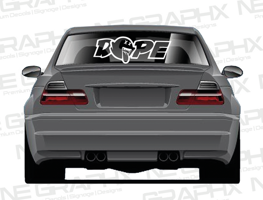 "Dope" Window Decal