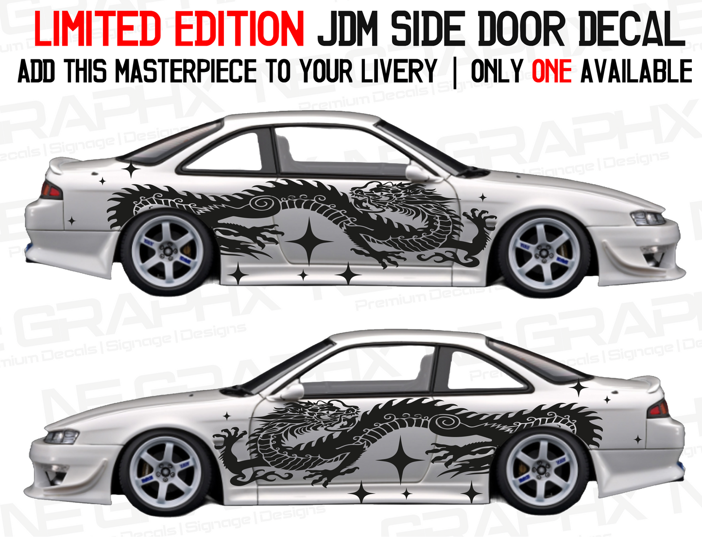 Limited Edition JDM Dragon Decal