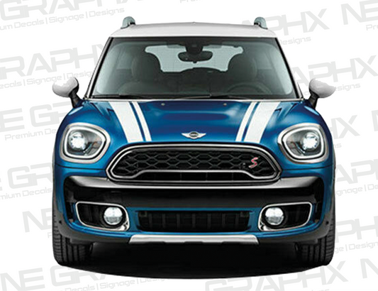 Mini Cooper Countryman Bonnet Stripes