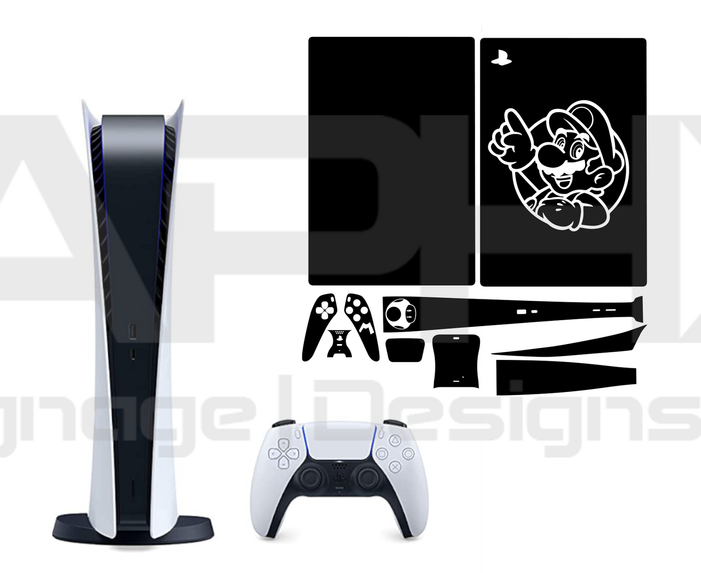 Playstation Vinyl Skin + Controller | Digital Edition