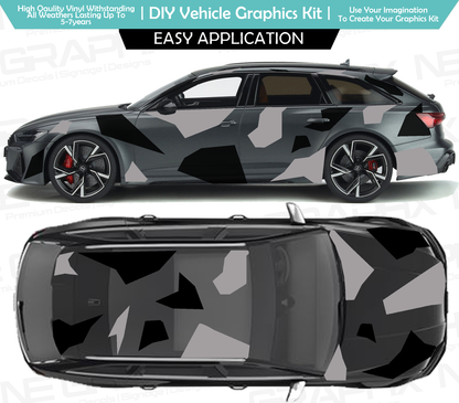 Audi RS6 Full Car Camo Decal Kit 2002-2025