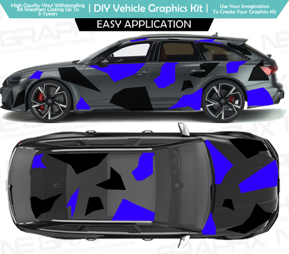 Audi RS6 Full Car Camo Decal Kit 2002-2025