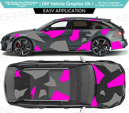 Audi RS6 Full Car Camo Decal Kit 2002-2025