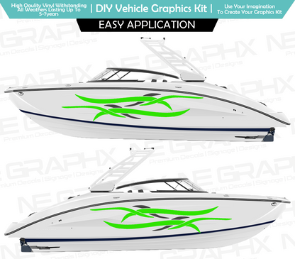 Speed Boat / Boat Side Decal Sticker