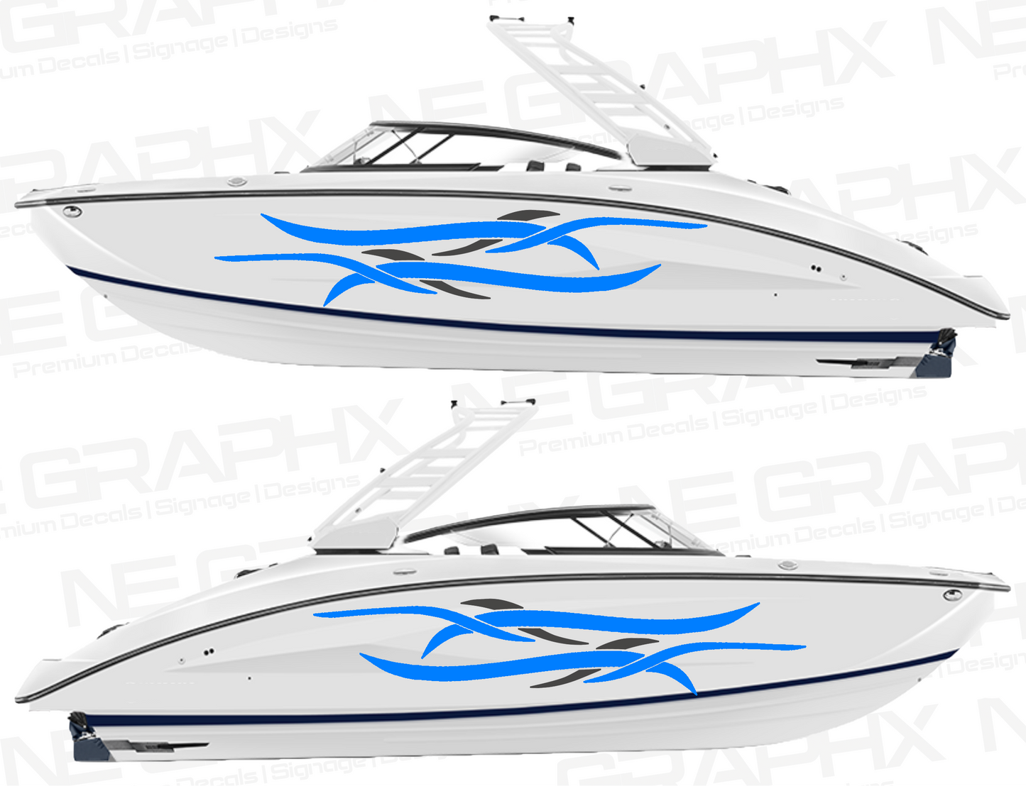 Speed Boat / Boat Side Decal Sticker