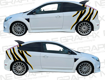 Universal Tiger Stripe Dual Colour Decal Kit