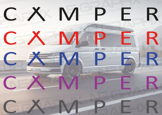 "Camper" Motorhome/Campervan Decal