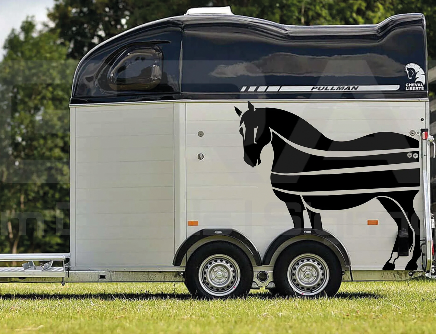 Horse Box / Trailer “Horse” Decal 2x