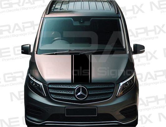 Mercedes Vito Bonnet Stripe