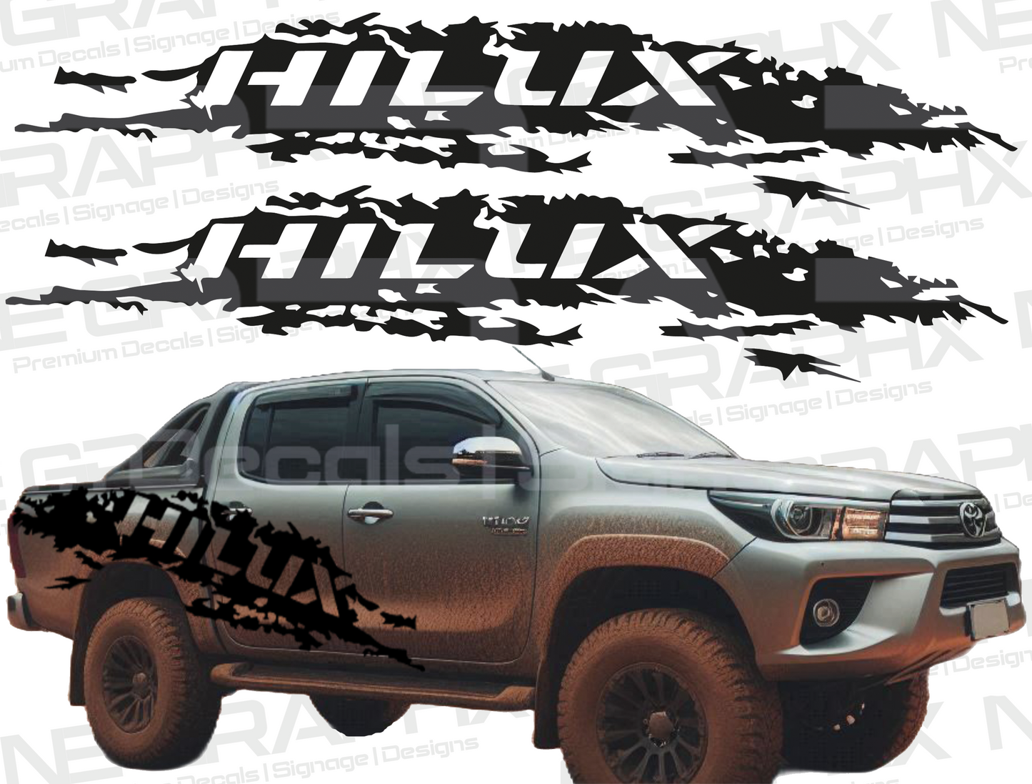 Toyota Hilux XL Side Decals