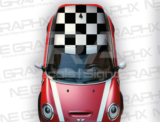 Mini Cooper Standard Checkered Roof Pattern