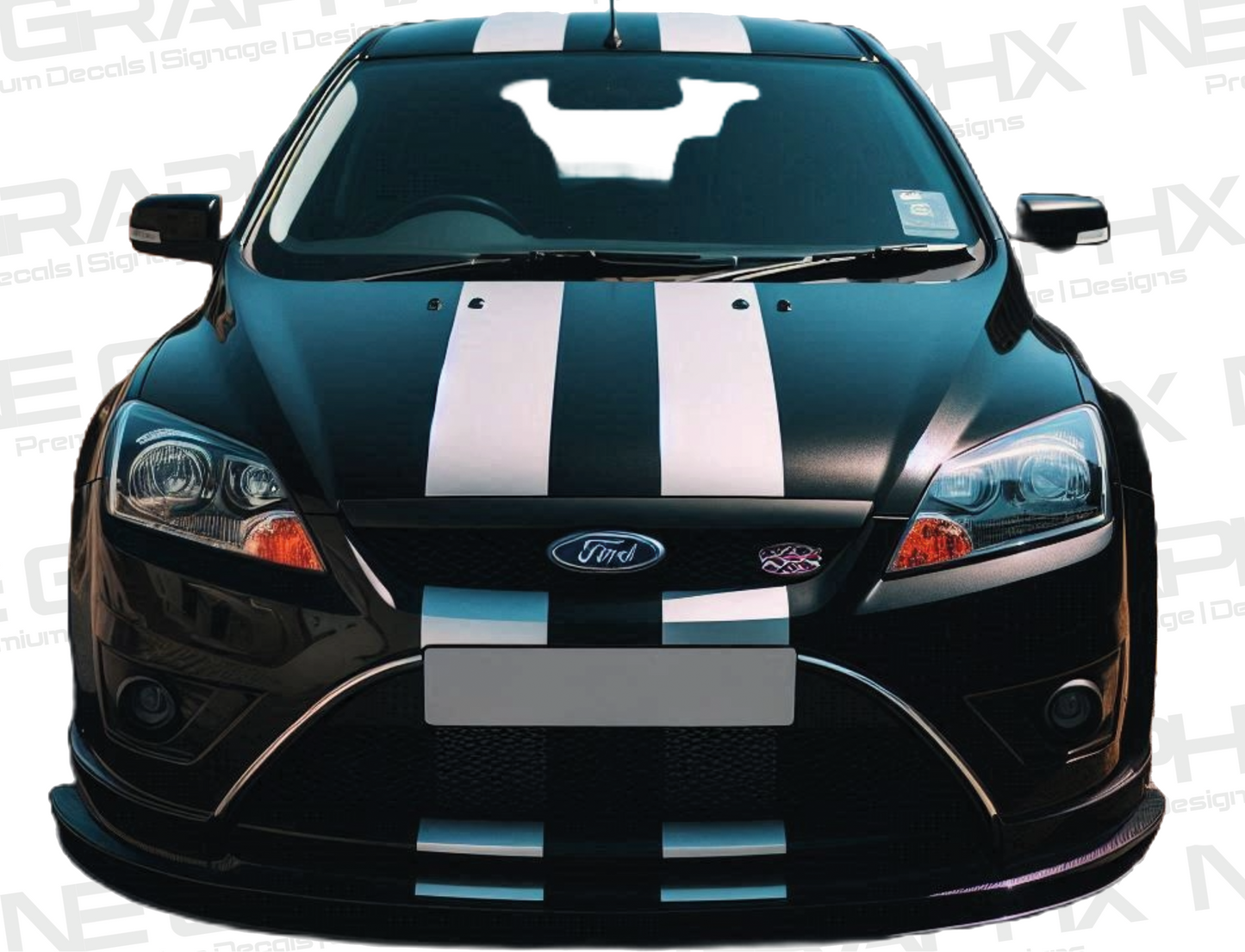 Ford Focus ST MK2 Bonnet Stripes