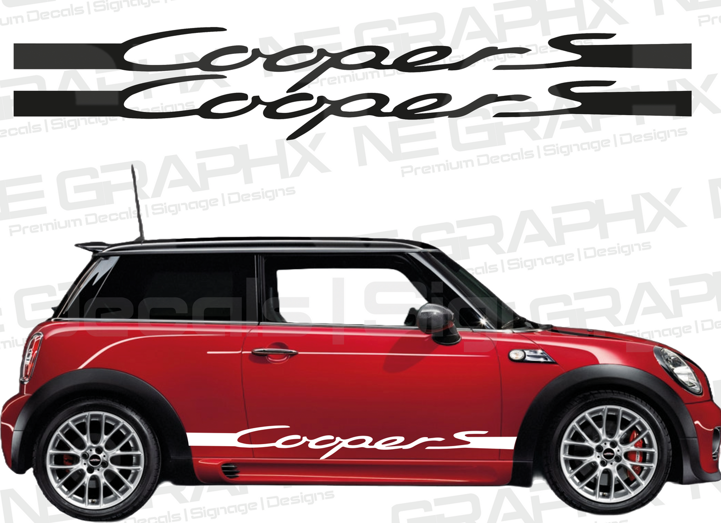 Mini Cooper S Side Stripes