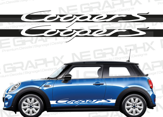 Mini Cooper S Side Stripes