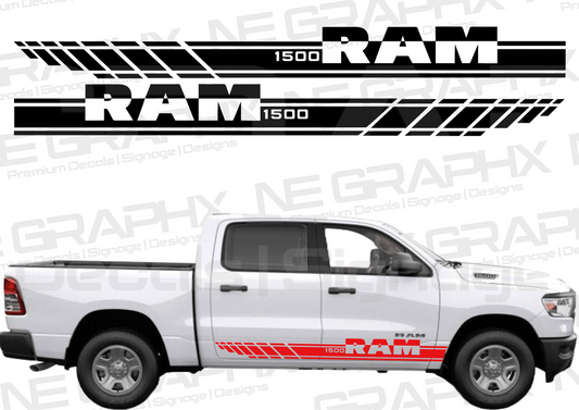 RAM 1500 4x4 Side Stripe Decal