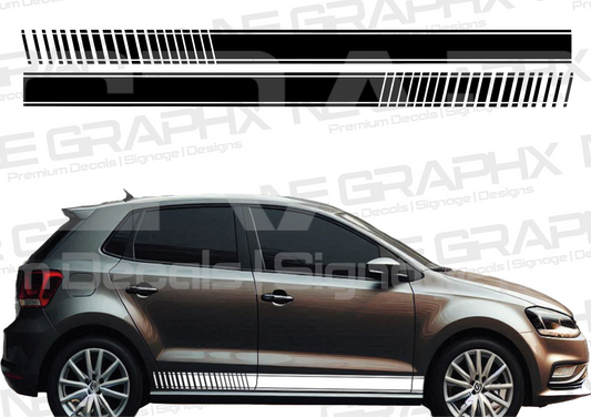 Volkswagen Polo Stuttered Side Stripes