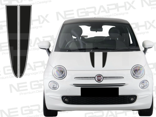 Fiat 500/Abarth Bonnet Stripes