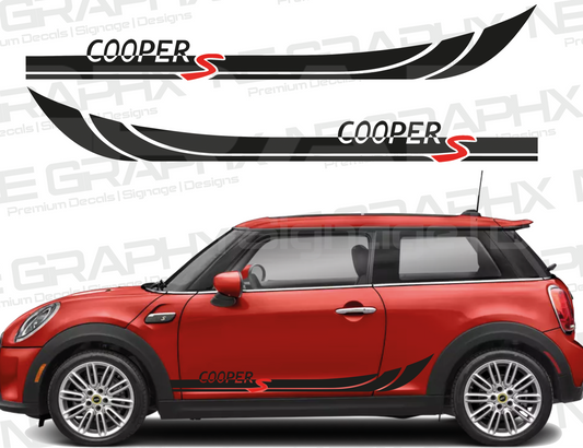 Mini Cooper ''Cooper S'' Two Tone Side Stripes