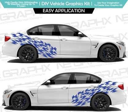 Universal Staggered Pattern Decal Kit