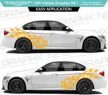 Universal Staggered Pattern Decal Kit