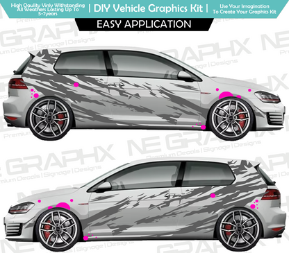 Universal Tiger Stripe Decal Kit