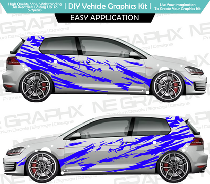 Universal Tiger Stripe Decal Kit