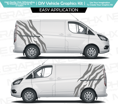 Universal Tiger Stripe Decals For All SWB,MWB,LWB Vans