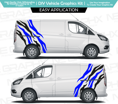 Universal Tiger Stripe Decals For All SWB,MWB,LWB Vans